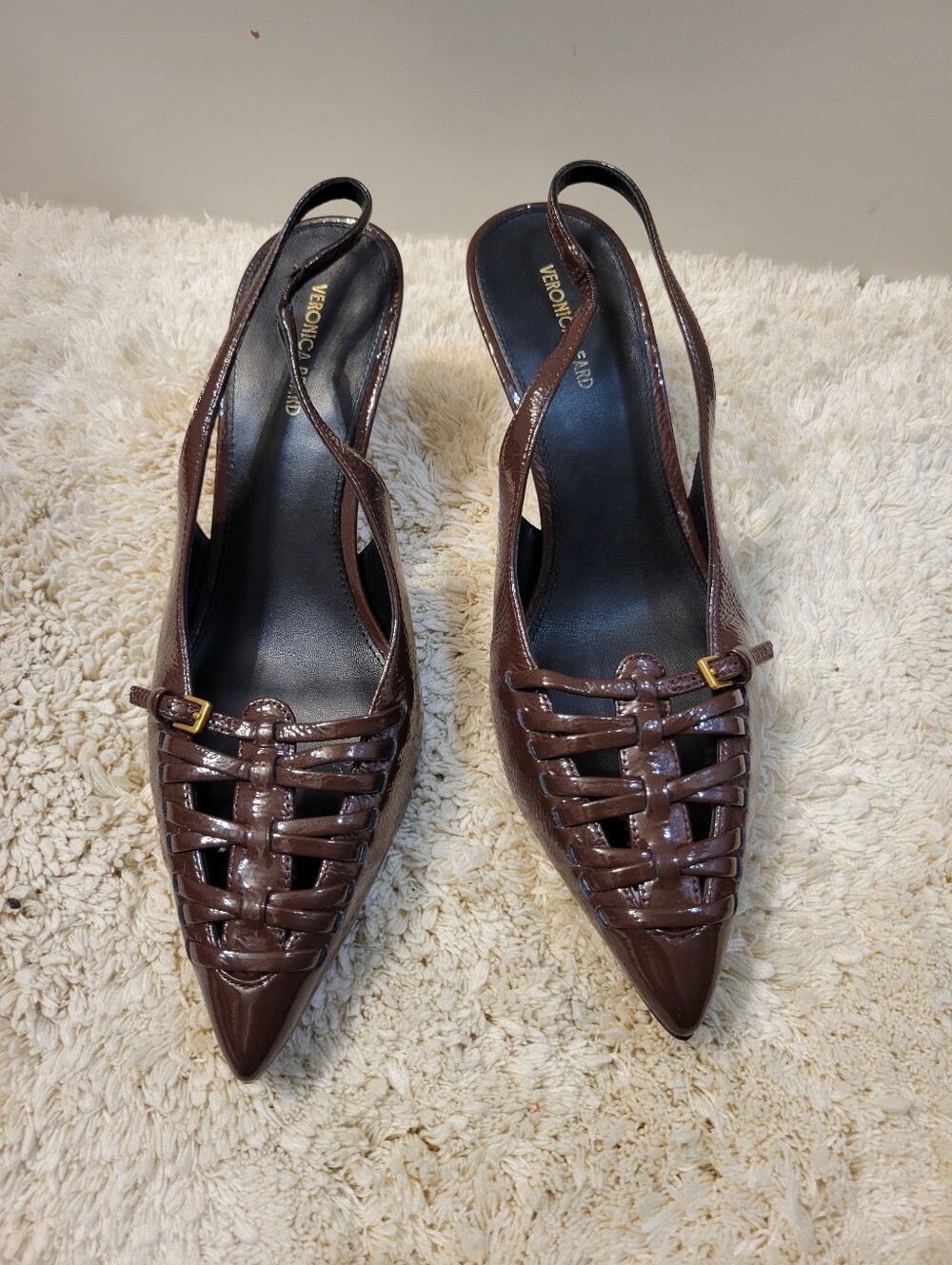 Veronica Beard Rashida Slingback Pointed Toe Heels Size 8.5